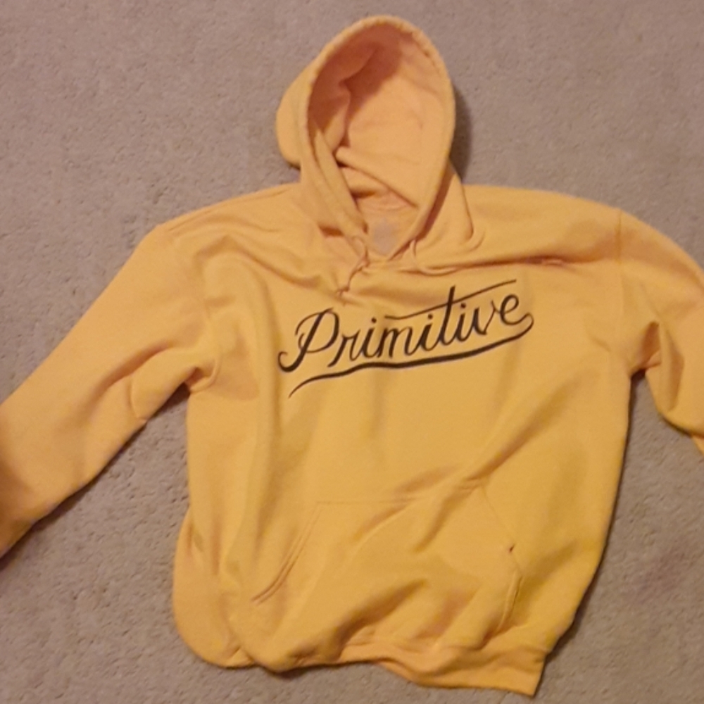 Yellow Primitive boys hoodie